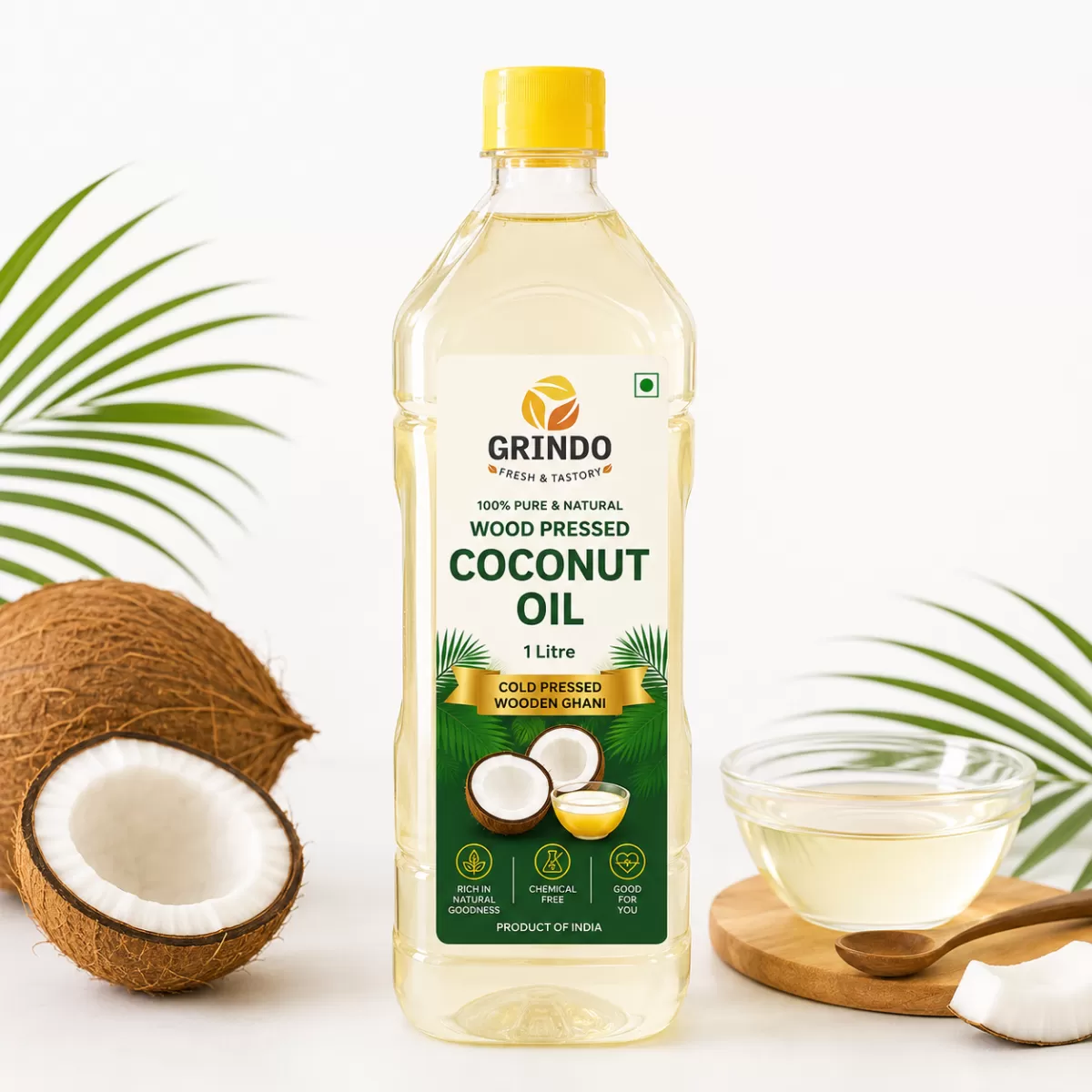 Grindo Fresh Groundnut Oil-1L